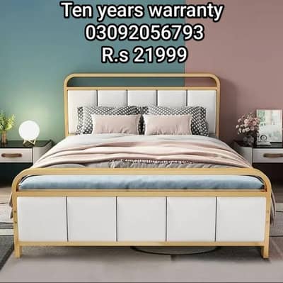 Iron Dubble Bed|iron furniture|Bed set|queen Bed|kids bed|03092056793