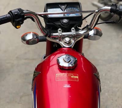 Honda Cg 125 2021 model Red color.