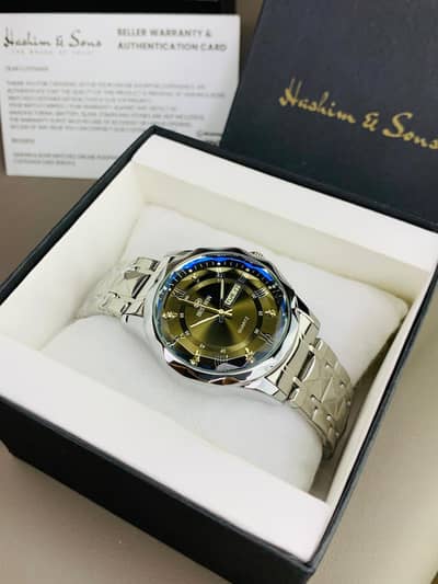 BW Ceramic Day & Date Watch (Two Tone White).