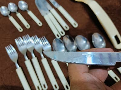 Cutlery made in japan not complete set but useble