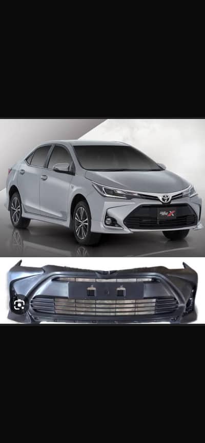 bumper Head light and back light crolla altis