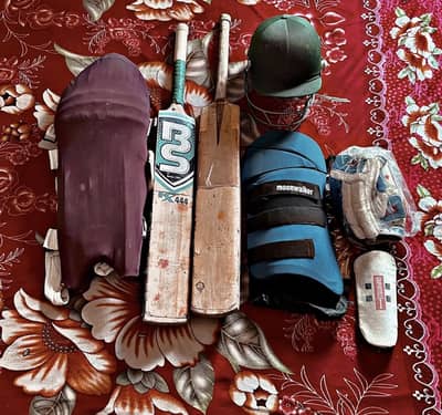 FULL CRICKET KIT WITH 2 BATS