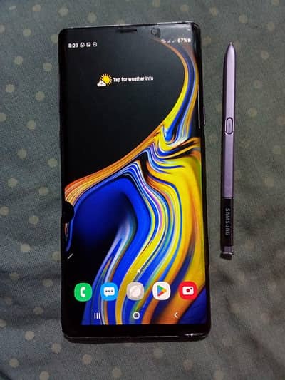 samsung galaxy note 9 ram 6 mamuri  128  s pan  wala