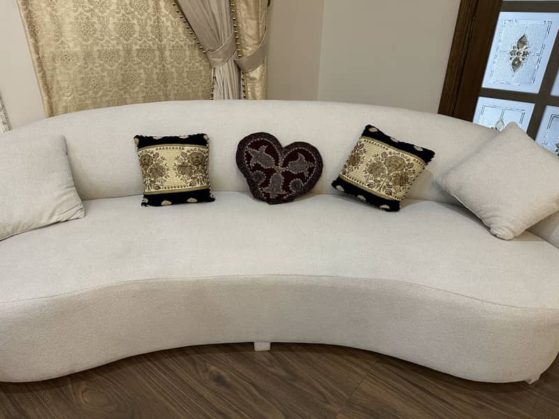 Round shape sofa set 3