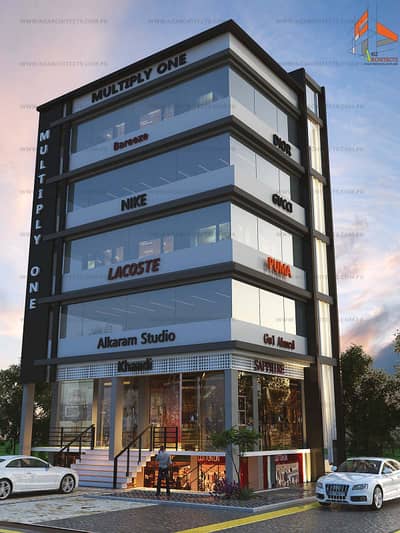 2.5 Marla mini plaza for sale in national police foundation 09 Islamabad.