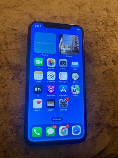 Iphone X 256gb PTA Approved and in  Grey colour