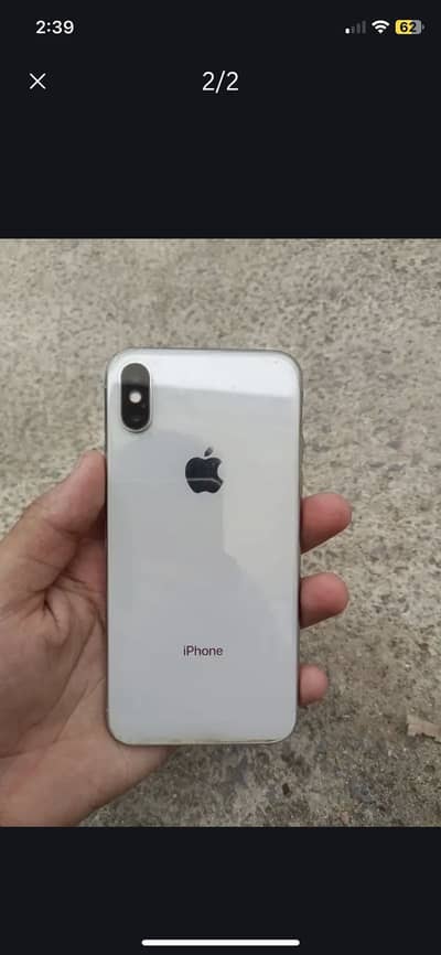 iPhone X . pta approved 64gb just battery change 100 health