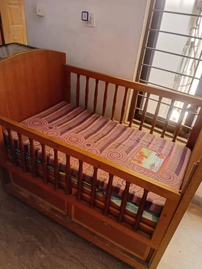 solid baby cot