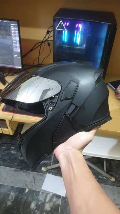 Jiekai 902 coverted itni matt black AGV