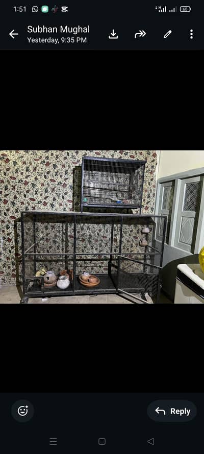 solid iron cages for sale