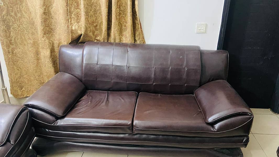 Original Leather 7-Seater Sofaa 0