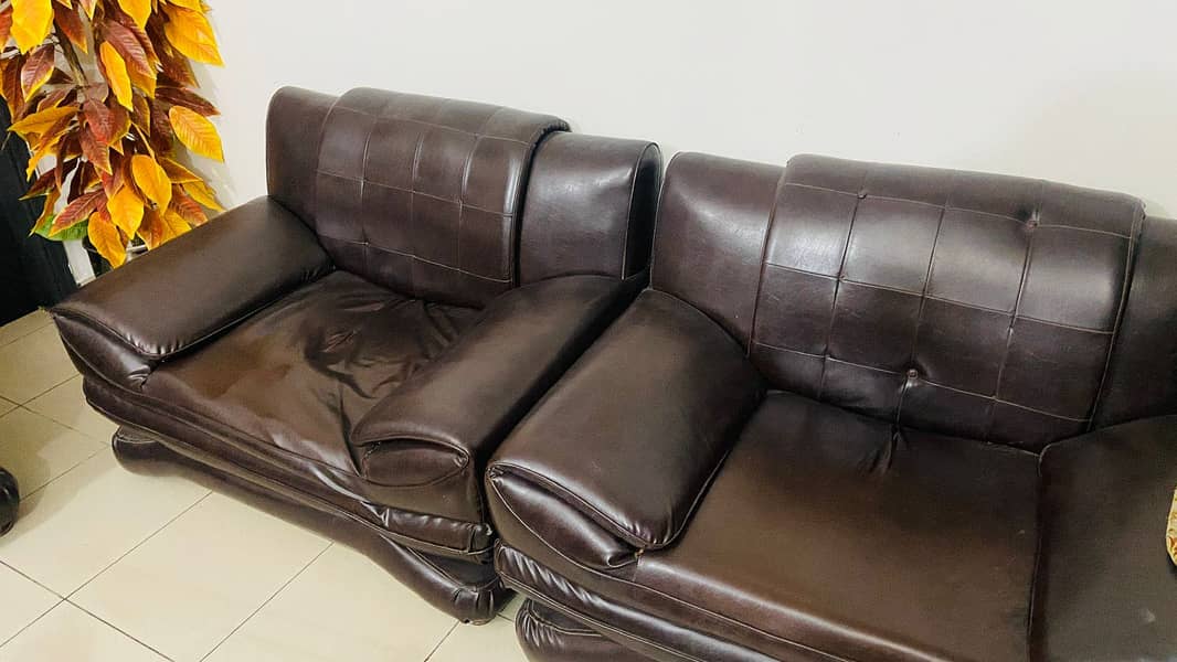 Original Leather 7-Seater Sofaa 1