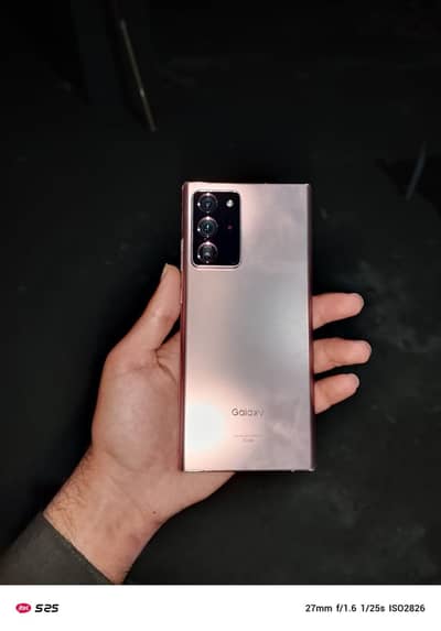 samsung note 20 ultra 5g. singal sim. 12/256.120fps game. exchange