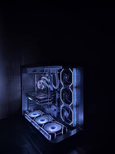 Frozer Space mt-atx argb Gaming Case, Curved Glass Design