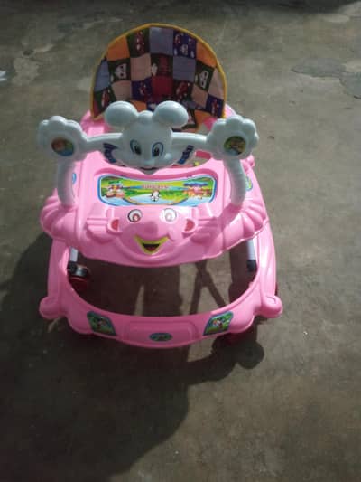 Pink Baby Walker (Sitara) – Music Wala – Bilkul Theek Condition