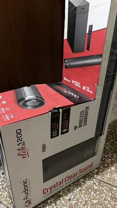 Elite bar 1200 soundbar with wireless subwoofer