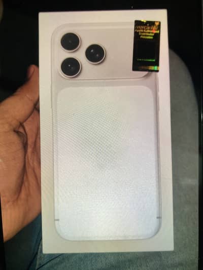 iPhone 17 pro max silver pta approved mercantile box pack non active