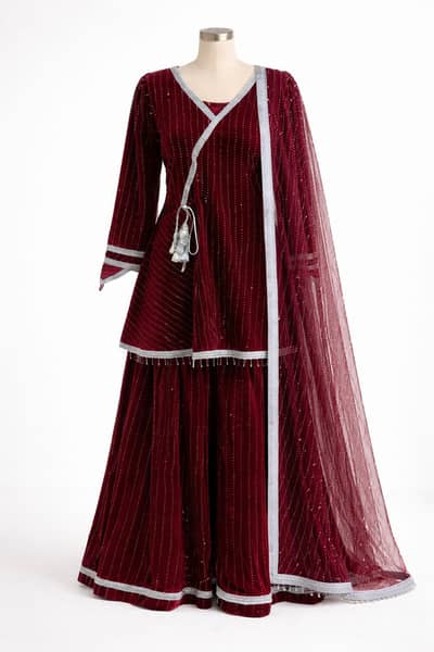  Elegant Garara Set –New – Complete with Dupatta 