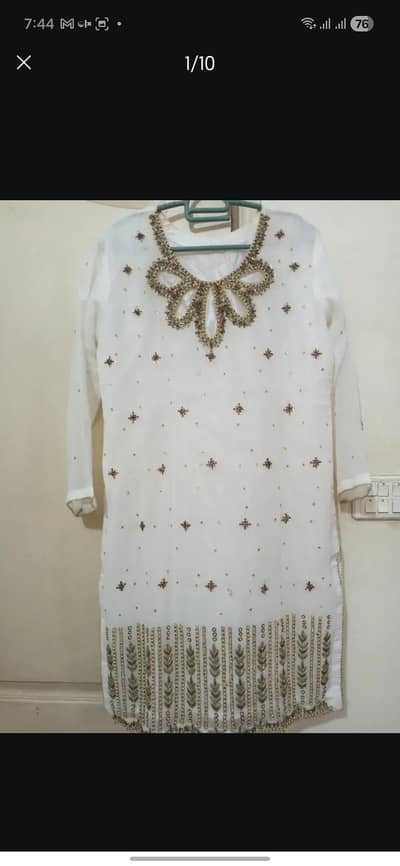 white nikkah bridal / formal dress