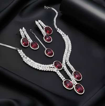 Exclusive AD party wear necklace set