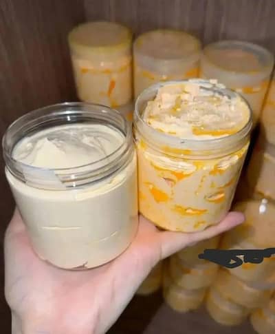 cream whitening hand face