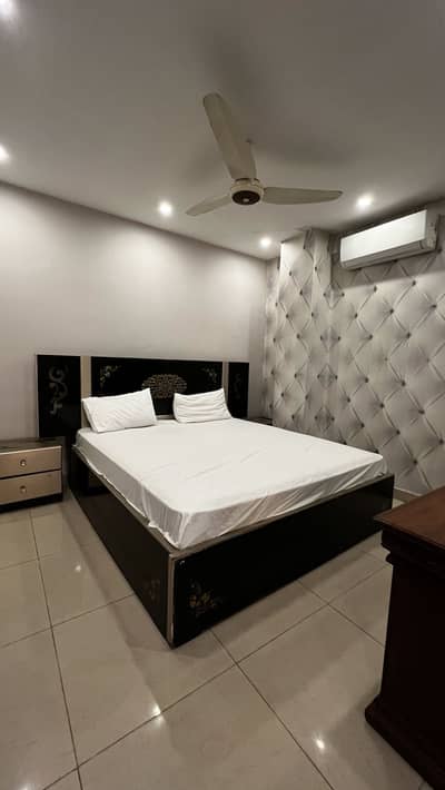 Double Bed Furnished Apartment For Short & Long Stays Citi Housing Society Sialkot