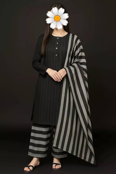 Three piece women unstitched suit. cash on delivery  03016917730