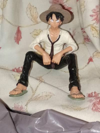Luffy action figure from One Piece anime.