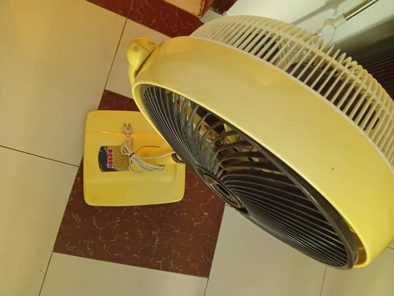 (رائل پیڈسٹل پنکھا - بہترین ہوا اور ورکنگ کنڈیشن) 1