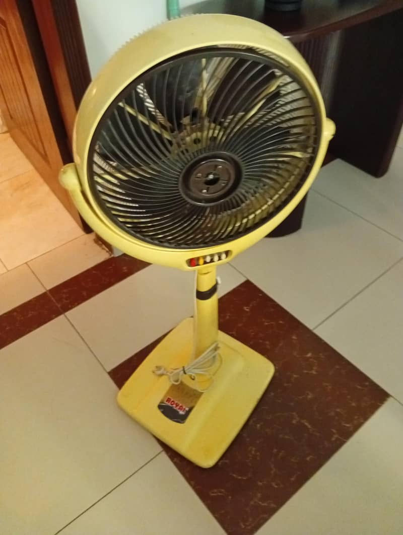 (رائل پیڈسٹل پنکھا - بہترین ہوا اور ورکنگ کنڈیشن) 3