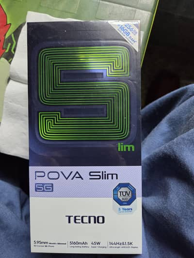 TECNO POVA SLIM 5G 8/256 BOX PACK OFFICIAL PTA