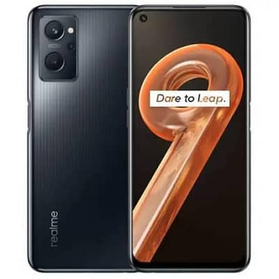 realme 9i with box charger 6+6 128