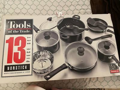 13 Pieces OF NONSTICK ALUMINUM COOKWARE SET