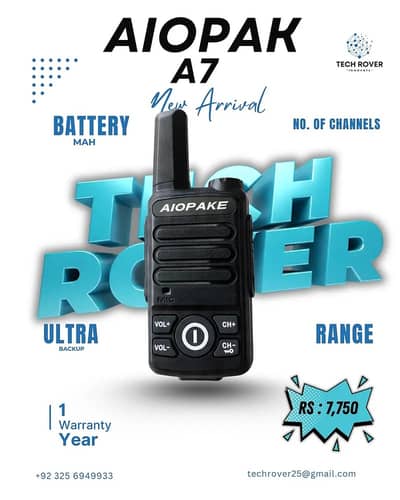 Walkie talkie ,Motorola, Aiopak A7 kenwood | Wirless Set