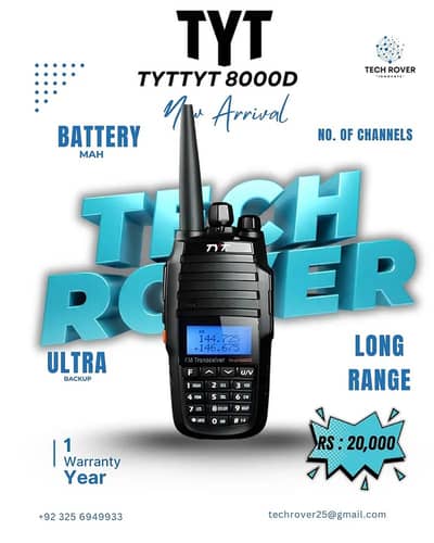 The TYT TH-UV8000D is a beast in the walkie-talkie | wireless set