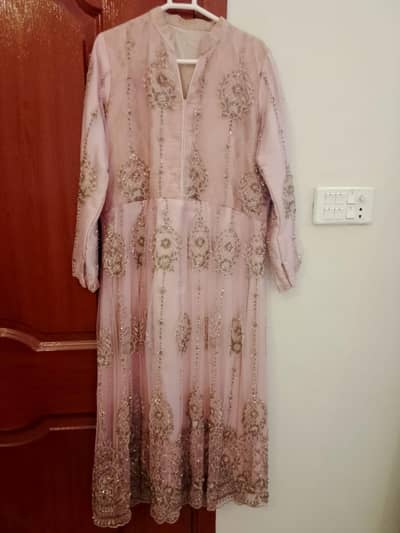 formal cut Dana net frock