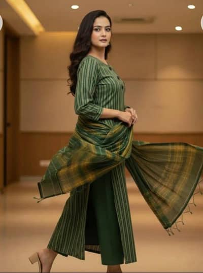 woman unstitched clothes imported quality