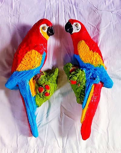 Wall Hanging Decorations Realest Parrots ( 1 )