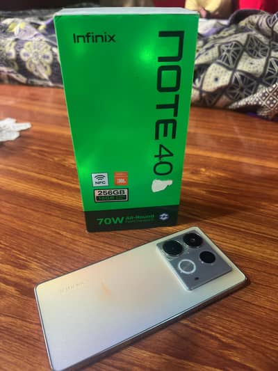 infinix note 40 10/10 16gb ram 256 GB memory official PTA approved