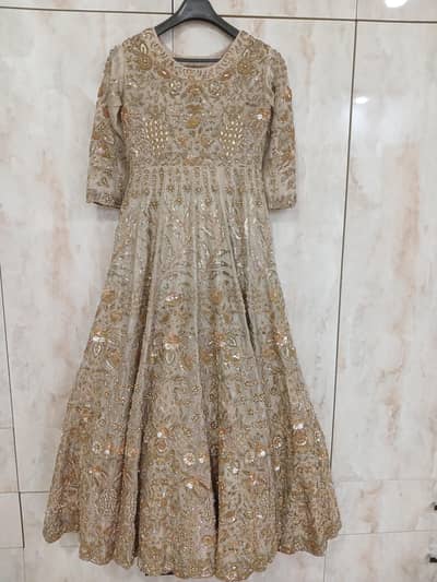 bridal maxi / waleema dress/ party wear