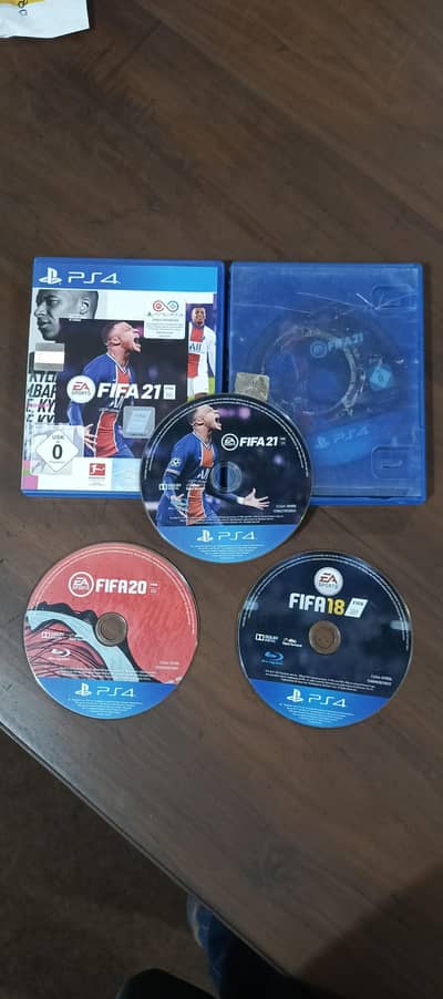 FIFA 21 PS4 games with box and only CD available
