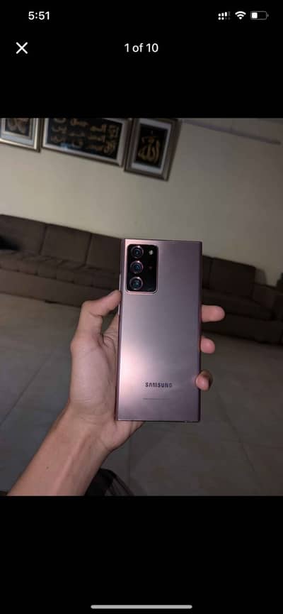 Samsung Note 20 Ultra 5G non pta Urgent For Sell