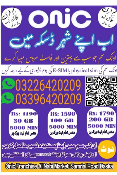 onic sim daska