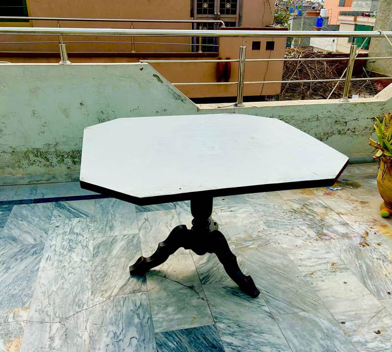 Solid Wooden Octagonal Dining Table 1