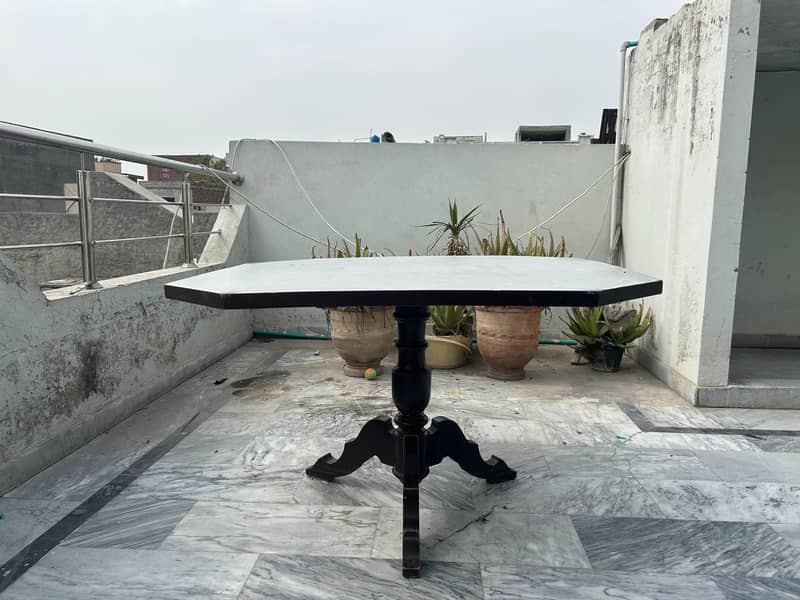 Solid Wooden Octagonal Dining Table 4