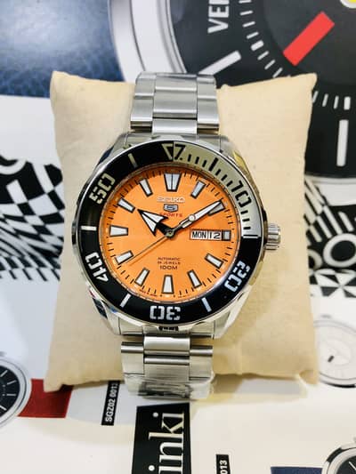 SEIKO 5 SPORTS AUTOMATIC-ORIGINAL NEW WATCH-CITIZEN CASIO EDIFICE OMAX