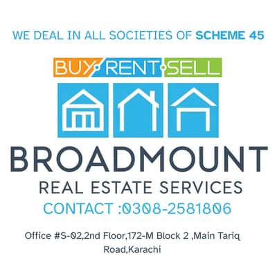 Plot for sale in authentic society of scheme 45