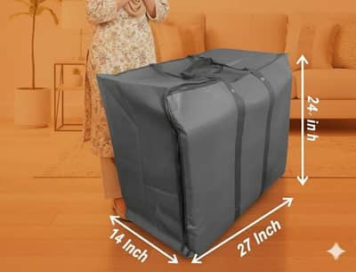 2 Pcs Large Storage & Travel Bag Set – Big + Extra Large