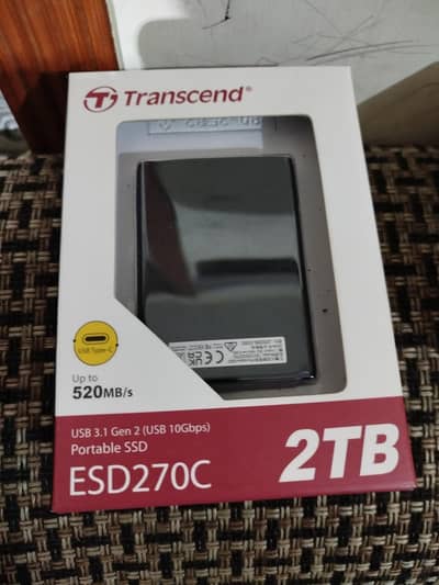 transcend ESD270 type-C portable SSD 2TB