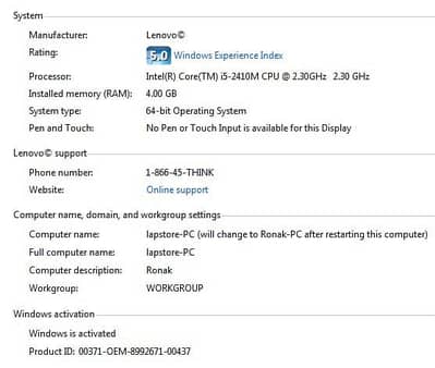 Laptop For Urgent Sale